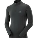 Salomon Explore Seamless Half Zip Mens Black