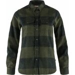 Fjällräven Canada Shirt Womens Deep Forest/Dark Grey (662-030)