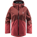 Haglöfs Skuta Jacket Women Maroon Red/Brick Red