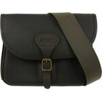 Barbour Wax Leather Cartridge Bag Olive