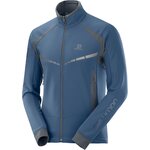 Salomon RS Warm Softshell Jacket Mens Dark Denim/Ebony