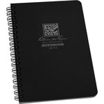 Rite in the Rain Side-Spiral Notebook Journal, 12x18cm Black