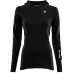 Aclima QWWarmWool Hood Sweater Women Jet Black