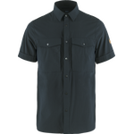 Fjällräven Abisko Trekking Shirt SS Mens Dark Navy (555)