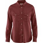 Fjällräven Övik Travel Shirt Long Sleeve Womens Raspberry Red (342)