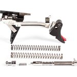 ZEV Adj. Fulcrum Trigger Ultimate Kit, 1st-3rd Gen, 9mm Black / Red
