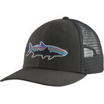 Patagonia Fitz Roy Fish LoPro Trucker Hat Forge Grey w/ Fitz Roy Tarpon