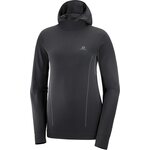 Salomon Essential Seamless Hoodie Womens Black/Ebony