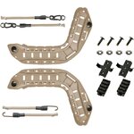 Ops-Core FAST, MT, Super High Cut, Skeleton Rails with Bungees including 22 mm Hardware Kit Urban Tan
