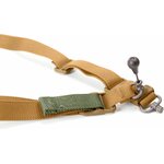 Blue Force Gear Padded Vickers 2 to 1 Sling - RED Swivel Coyote