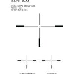 US Optics TS-6X SFP Simple Crosshairs