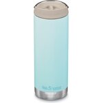 Klean Kanteen TKWide 473ml (w/Wide Café Cap) Blue Tint / Taupe Cap