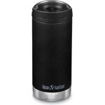 Klean Kanteen TKWide 355ml (w/Wide Café Cap) Black / Black Cap