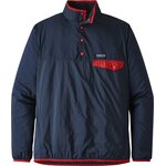 Patagonia Houdini Snap-T Pullover Mens Stone Blue w/New Navy