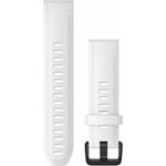 Garmin QuickFit 20 White Silicone w/ Black Hardware
