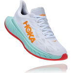 Hoka Carbon X2 Mens White/Blazing Orange