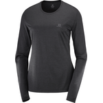 Salomon Agile LS Tee Womens Black/Nocturne