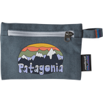 Patagonia Small Zippered Pouch Fitz Roy Flurries: Plume Grey