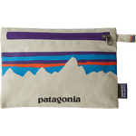 Patagonia Zippered Pouch P-6 Fitz Roy: Bleached Stone