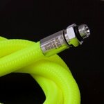 Miflex Low Pressure Hose UNF 3/8", 80 cm Yellow Fluo.