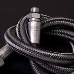 Miflex Inflation Hose, 65 cm Carbon black