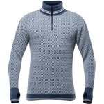 Devold Slogen Zip Neck Night/Off White