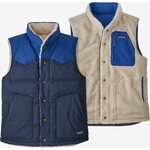 Patagonia Reversible Bivy Down Vest Mens New Navy