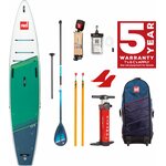 Red Paddle Co 13'2" x 30" Voyager+ paketti Green / White