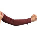 Keli Merino Wool Arm Warmers Brown