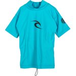 Rip Curl Grom Corpo Short Sleeve Rash Guard (0-6 Years) Blue