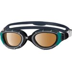 Zoggs Predator Flex Polarized Ultra Black / Green / Polarized Copper