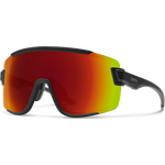 Smith Wildcat Matte Black - ChromaPop Red Mirror