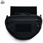 Velocity Systems Lower Abdomen Pouch With Armor Black