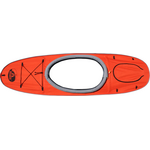 Advanced Elements Single Deck Cover (single) Red