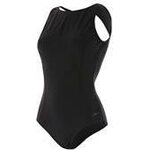 Speedo Vivashine Printed Swimsuit Black
