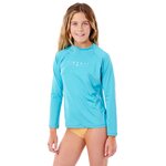 Rip Curl Girls Golden Rays Long Sleeve Tee Light Blue