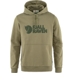 Fjällräven Logo Hoodie Mens Light Olive (622)