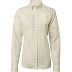 Chevalier Dollis Shooting Fit Wool Shirt Womens Cherry Red Tattersall