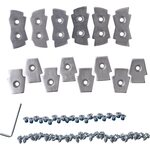Patagonia Foot Tractor Aluminum Bar Replacement Kit - Danner Silver