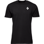 Black Diamond Mountain Badge Tee
 Mens Black