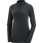 Salomon Essential Seamless HZ Base Womens Deep Black