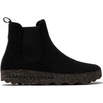 Asportuguesas Caia Mens Black felt and black sole
