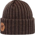 Superyellow Björn Beanie Dark Brown