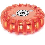 PureFlare Ladattava LED-valokiekko Punainen