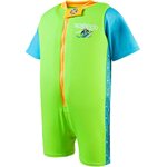 Speedo Character Printed Float Suit Chima Azure Blue / Fluoro Green