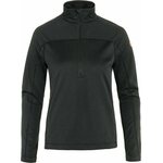 Fjällräven Abisko Lite Fleece Half Zip Womens Black (550)