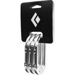Black Diamond Oval Keylock 3 Pack Polished