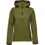 Black Diamond Stormline Stretch Anorak Womens Camp Green