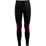 Aclima LightWool Reinforced Longs Mens Jet Black / Zinfandel