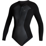 Mystic Sway Longarm Super Shorty 2/2mm Fzip Womens Black